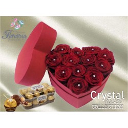 Cutie inima 15 Crystal Roses Cutie inima 15 Crystal Roses