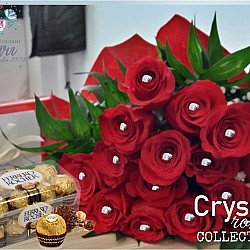 Buchet Crystal 19 Roses