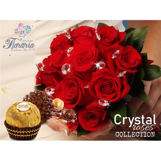Buchet Crystal Roses