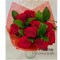 Buchet  9 trandafiri rosii